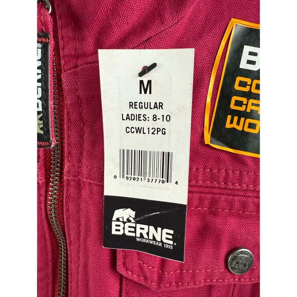 Berne Women Concealed Carry Workwear Lightweight Side Vents Jacket - Picture 14 of 16